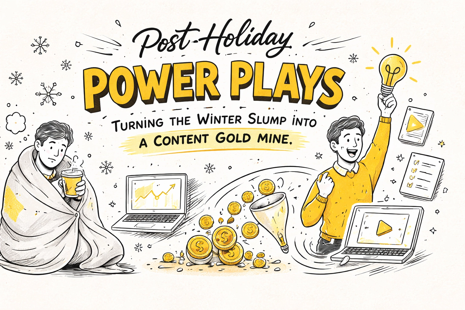Post-Holiday Power Plays: Turning the Winter Slump into a Content Gold Mine