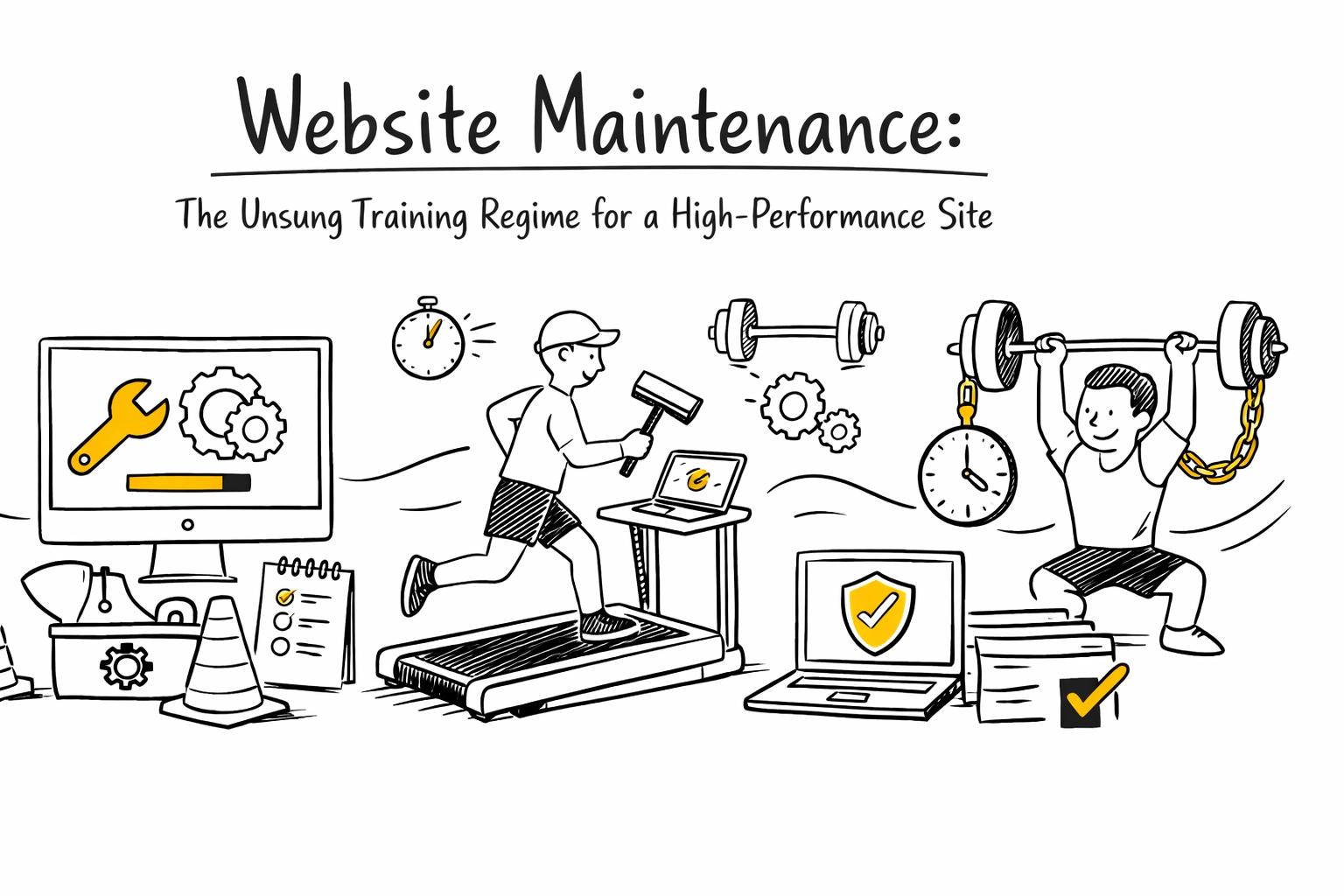 Website Maintenance: The Unsung Training Regime for a High-Performance Site